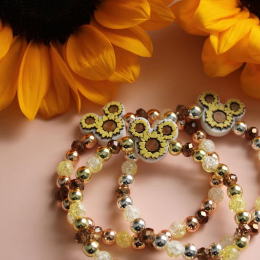 Sunflower Mickey Bracelet