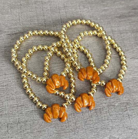 Café Croissant Bracelet