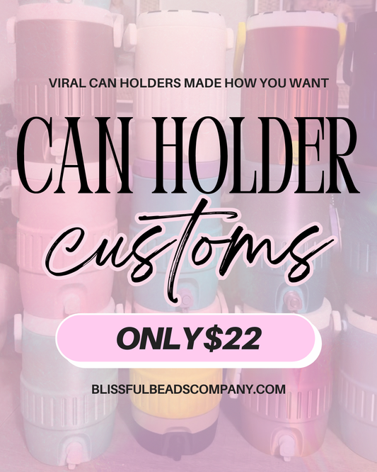 Custom Mini Cooler Can Holder