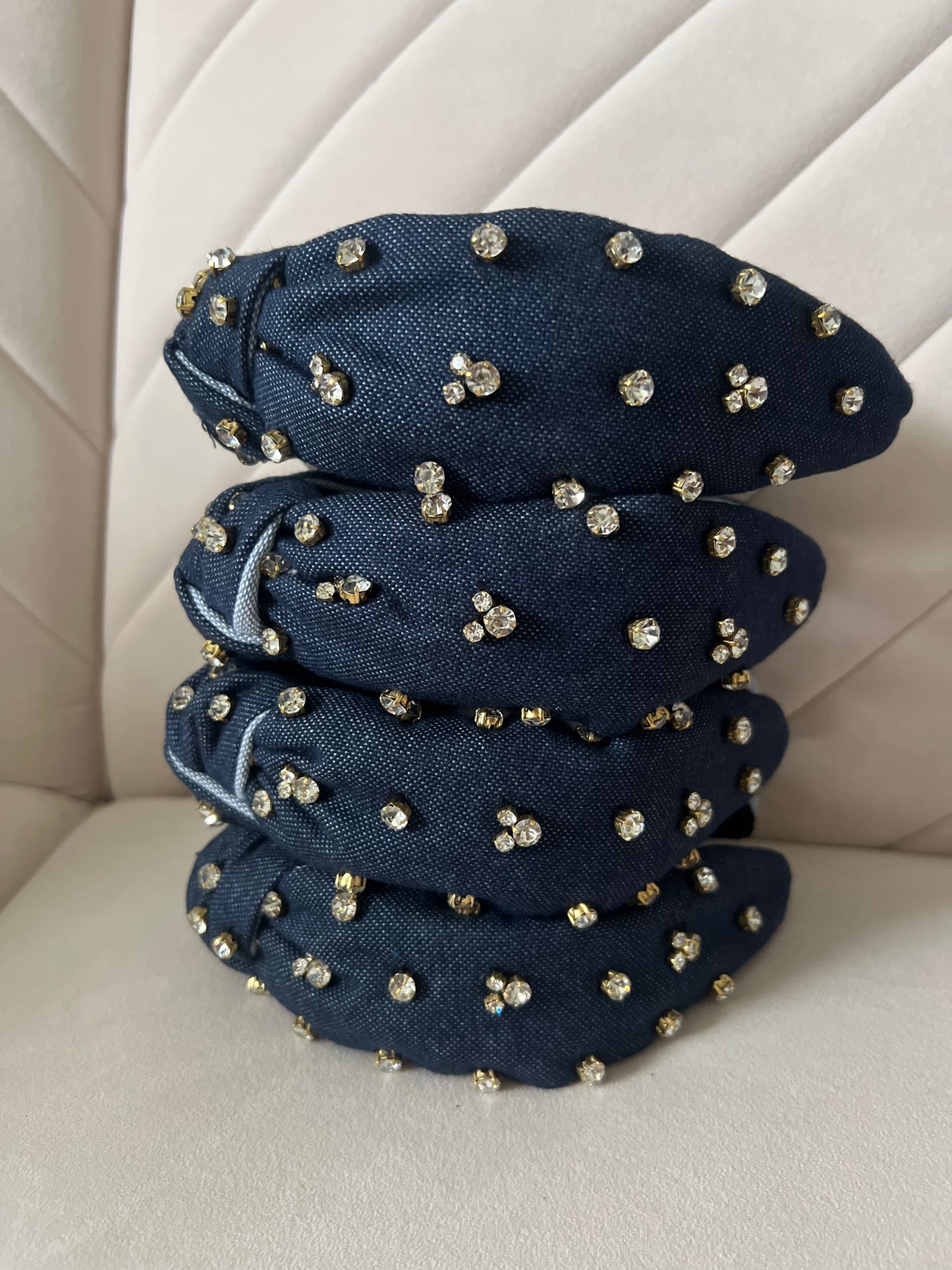 Denim Hidden Mickey Headband