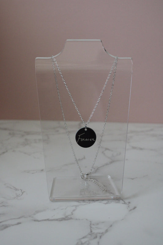 Stainless Steel Engraved Custom Necklace