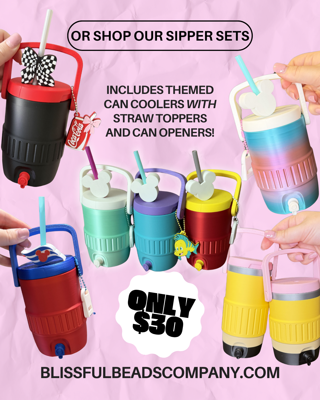 Custom Mini Cooler Can Holder